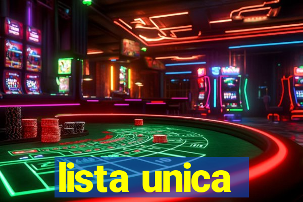 lista unica